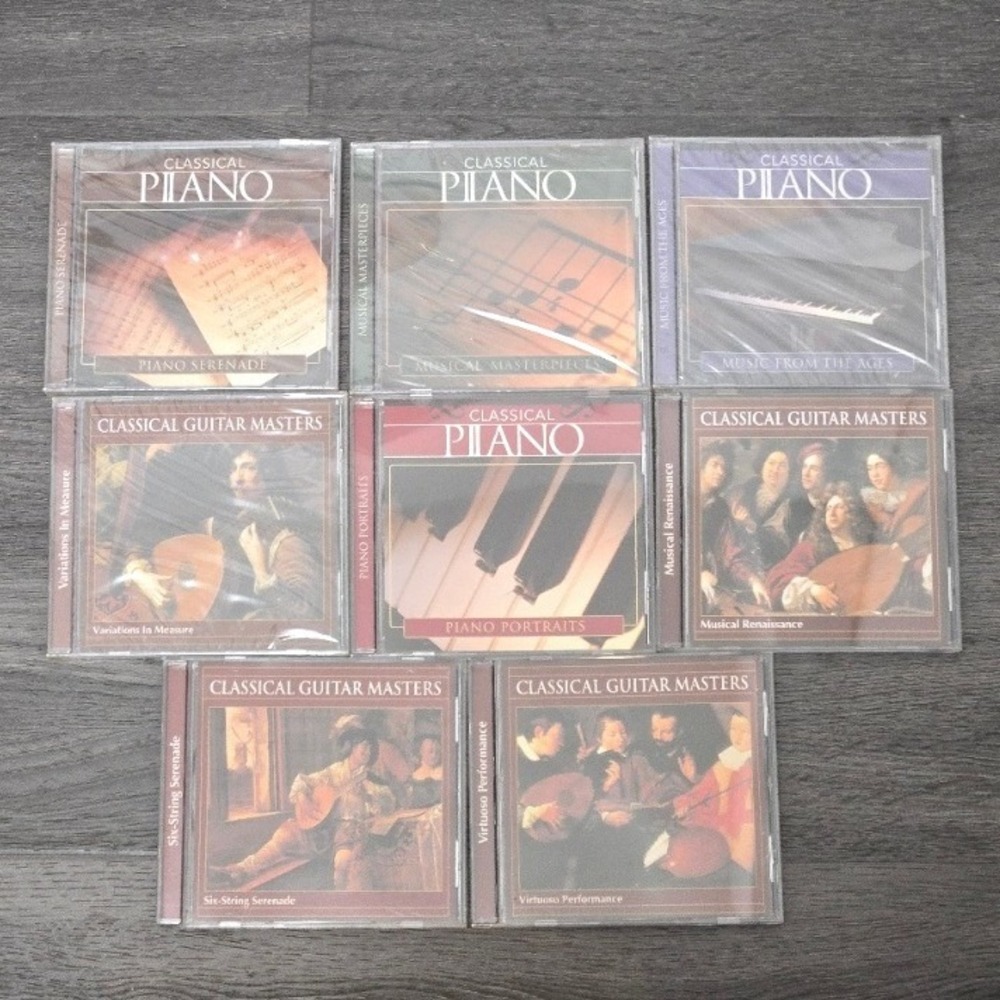 Guitar‎ & Piano Masterpieces Classical Masters 8 CD Box Set Direct Source
